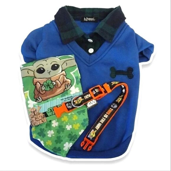 Star Wars Feeling Lucky St Patrick's Day Pet Dog Bundle of 3 Medium - Picture 8 of 16